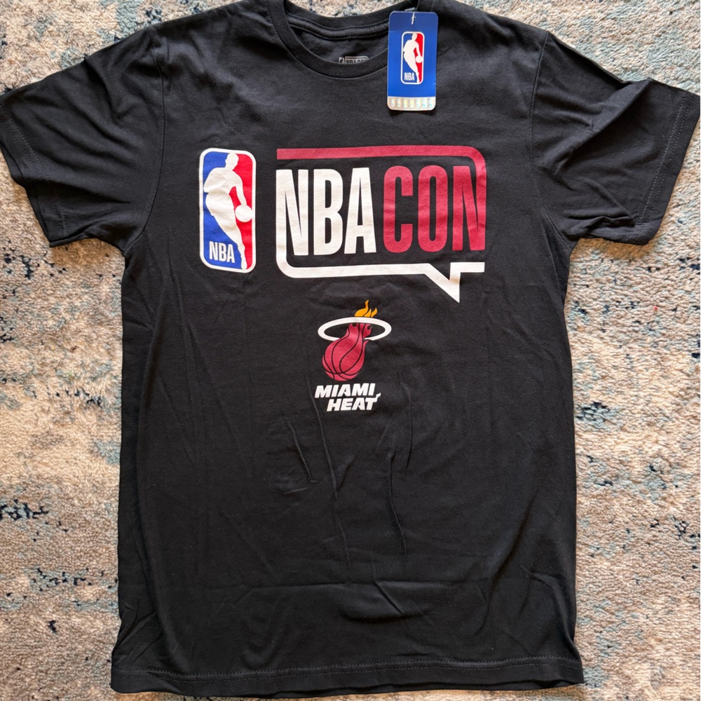 NBA Black Cotton T-Shirt